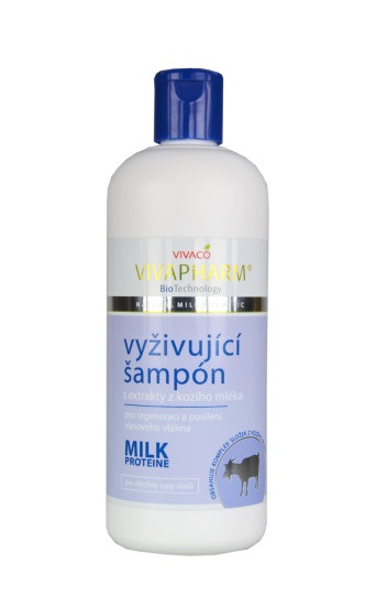 Vivapharm vyživující šampon s extrakty z kozího mléka