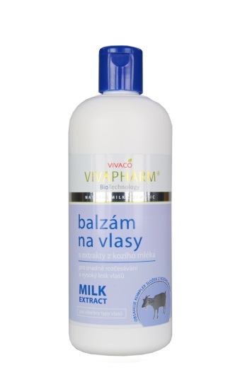 Vivapharm balzám na vlasy s extrakty z kozího mléka