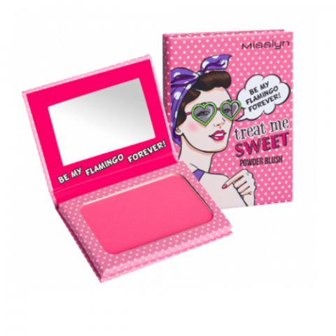 Misslyn Sweet Powder Blush 08 sytě růžová