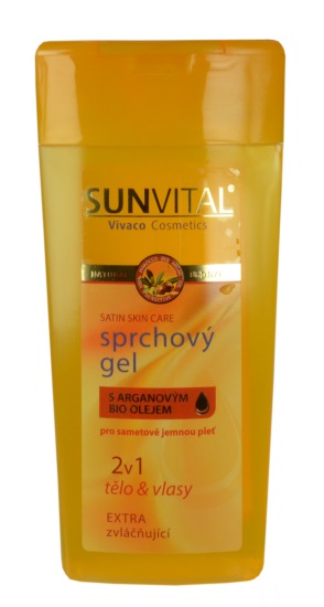 Sunvital zvláčňující sprchový gel s arganovým olejem