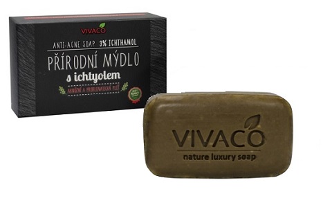 Vivaco přírodní tuhé mýdlo s ichtyolem
