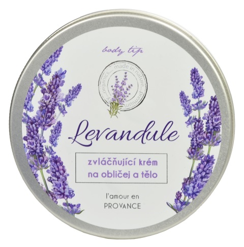 Body Tip zvláčňující krém na obličej a tělo levandule