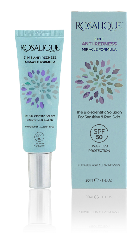 Rosalique 3 in 1 Anti-Redness Miracle Formula SPF50 30ml