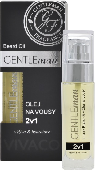 GentleMan Olej na vousy 2v1 30 ml